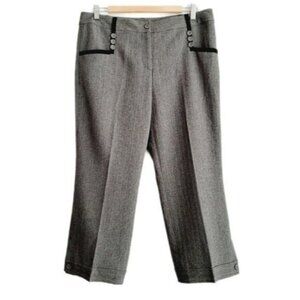 SIGRID OLSEN | Crop Dress Pants Grey w/ Sparkle Sz 10